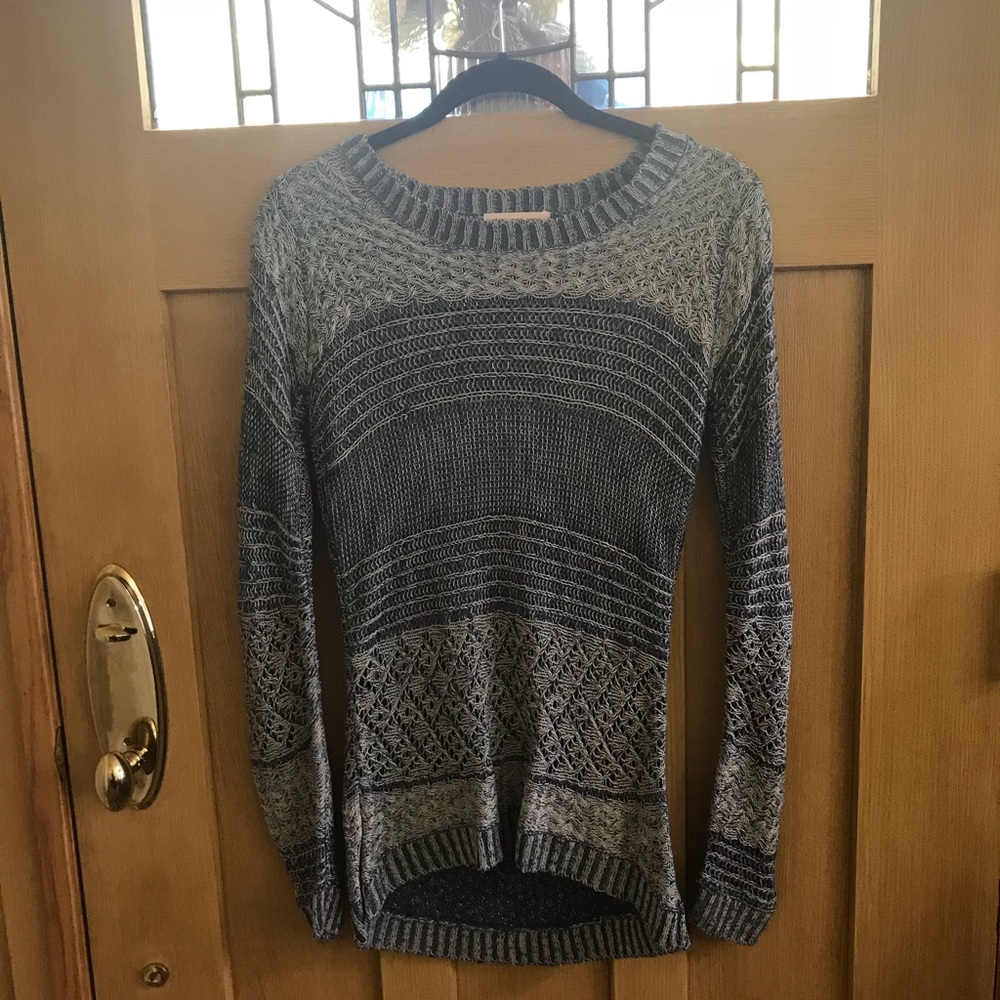 Blue sweater tunic